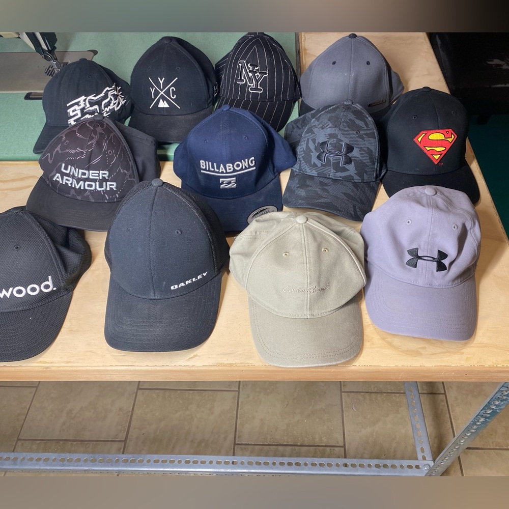 Misc. Name brand hats. Caps lot of 12